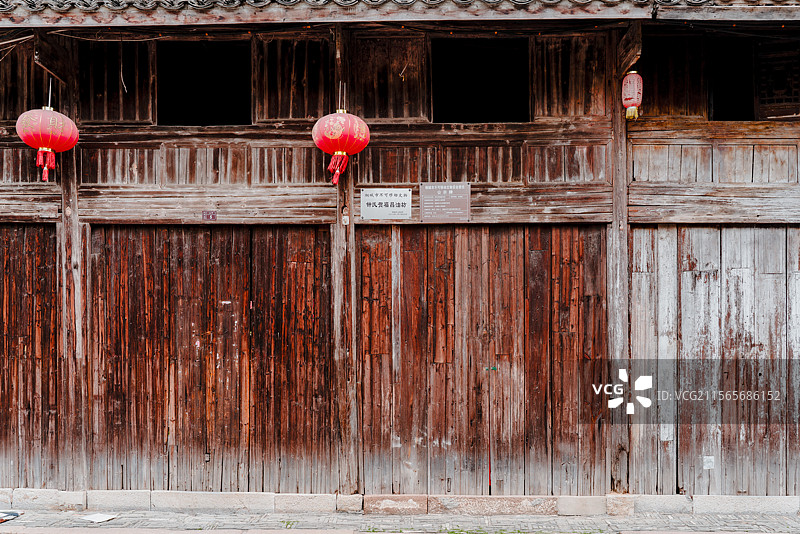 孔城老街景观图片素材