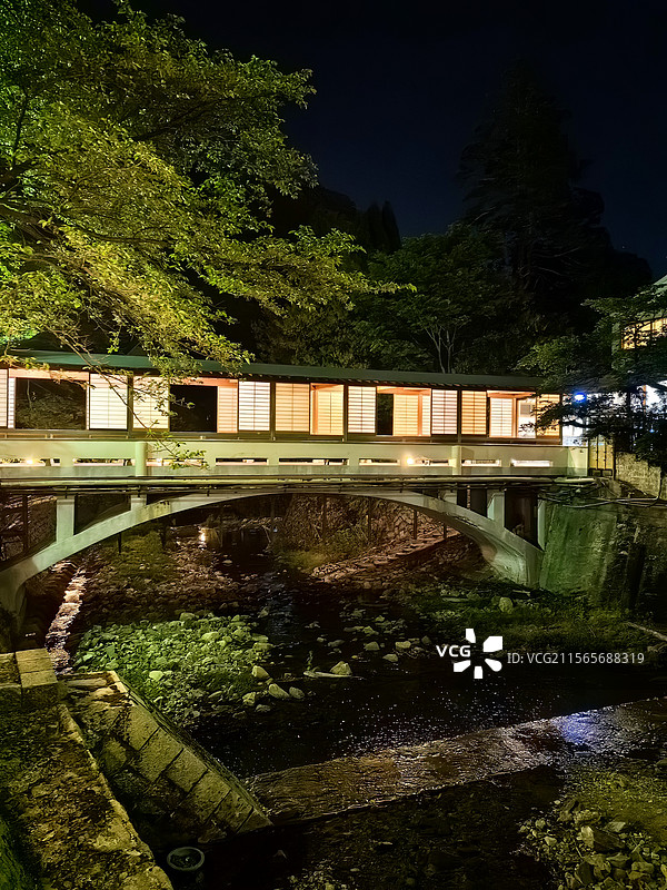 有马温泉夜景图片素材
