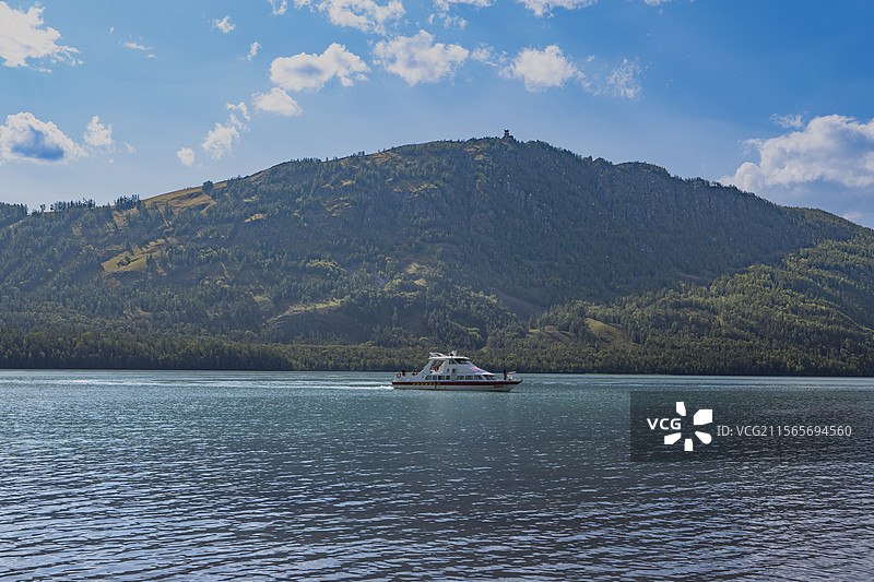 喀纳斯湖图片素材