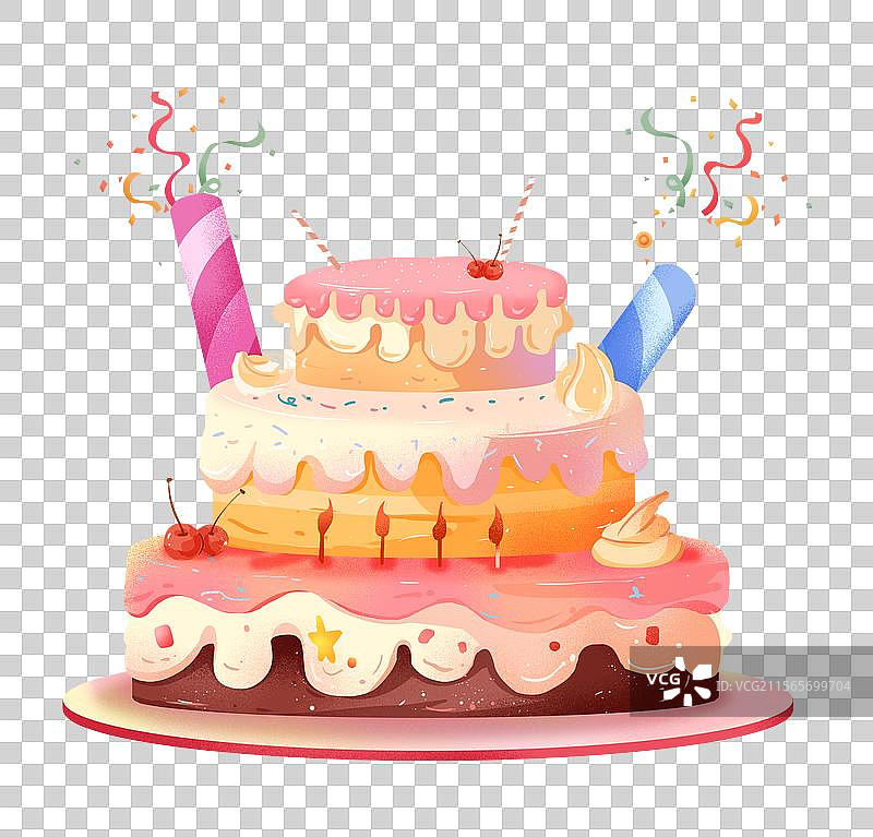 生日蛋糕图片素材