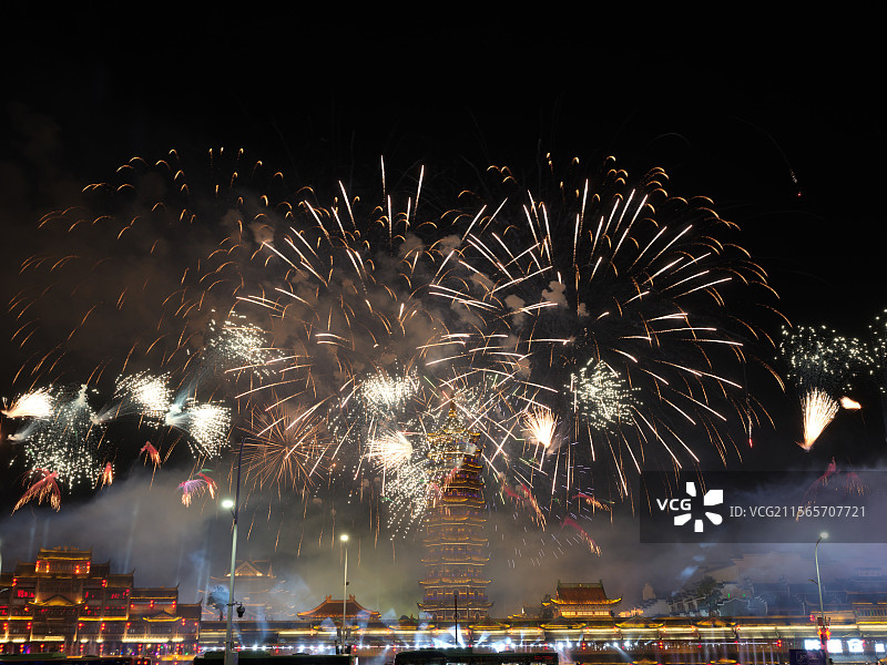 湖州烟花图片素材