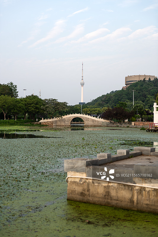 汉阳月湖公园图片素材