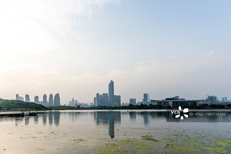 汉阳月湖公园图片素材