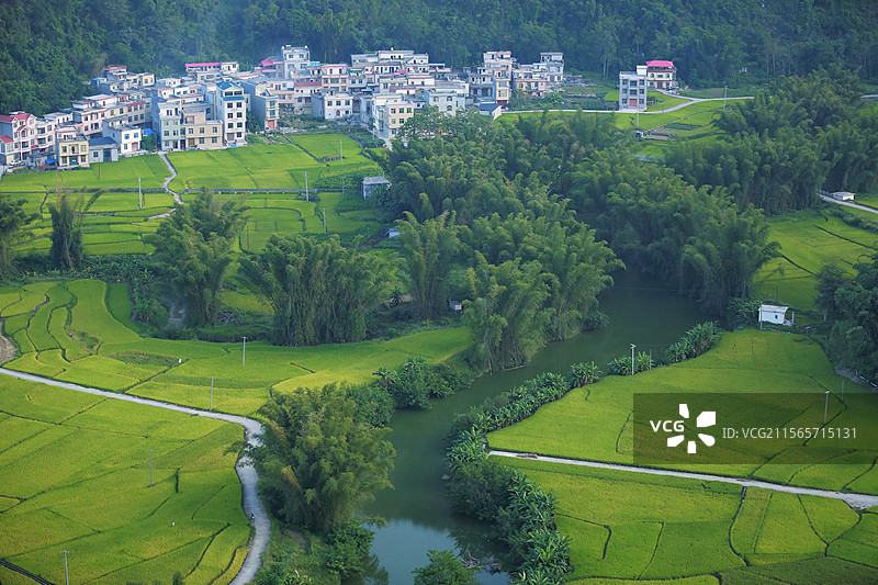 乡村田园风光图片素材