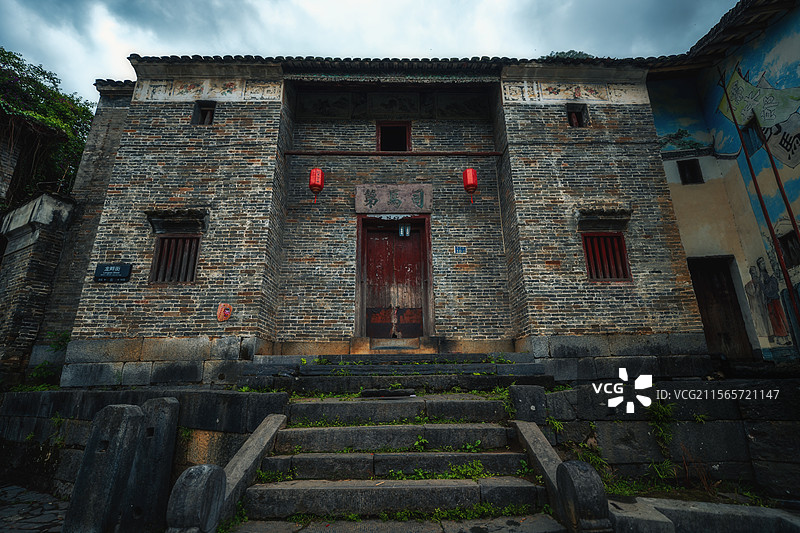 广西贺州市黄姚古镇景区风光图片素材