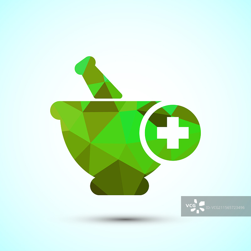 药房标志的研钵和杵图标设计图片素材