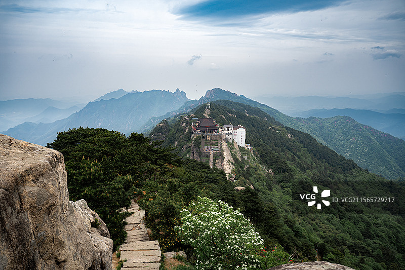 九华山大天台图片素材