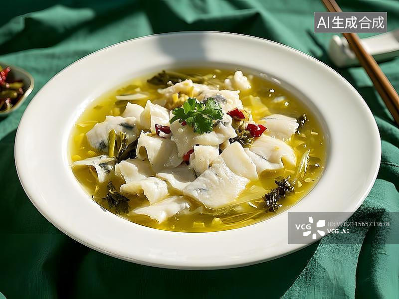 【AI数字艺术】酸菜鱼图片素材