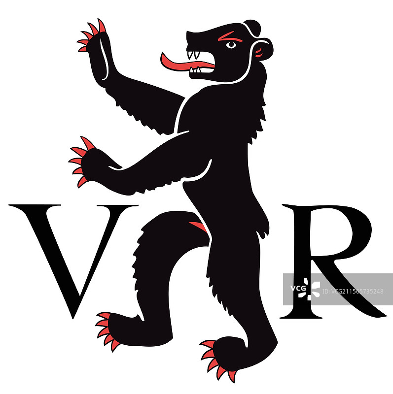 瑞士阿彭策尔州外部的旗帜图片素材