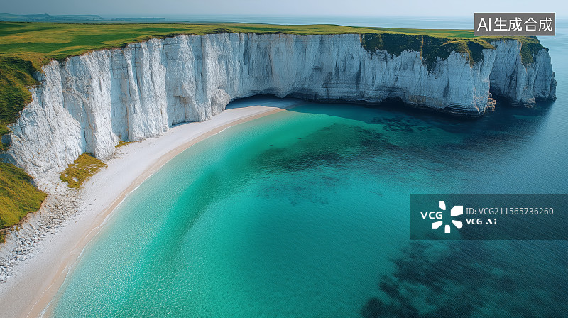 【AI数字艺术】美丽的热带海滩和岩石图片素材