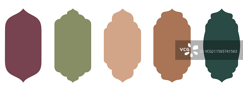 伊斯兰风格的门形状图片素材