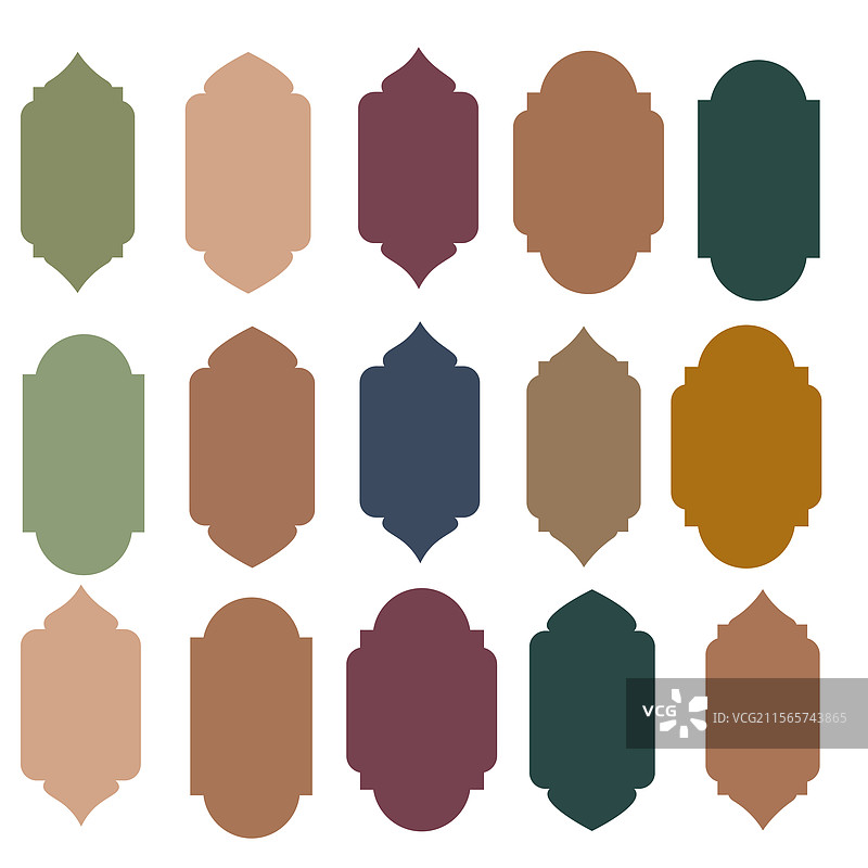 伊斯兰风格的门形状图片素材