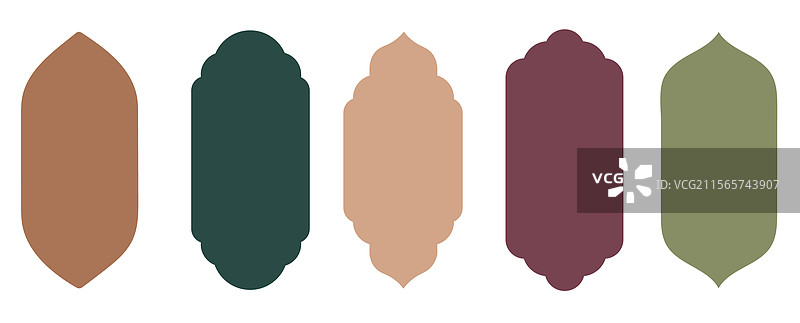 伊斯兰风格的门形状图片素材