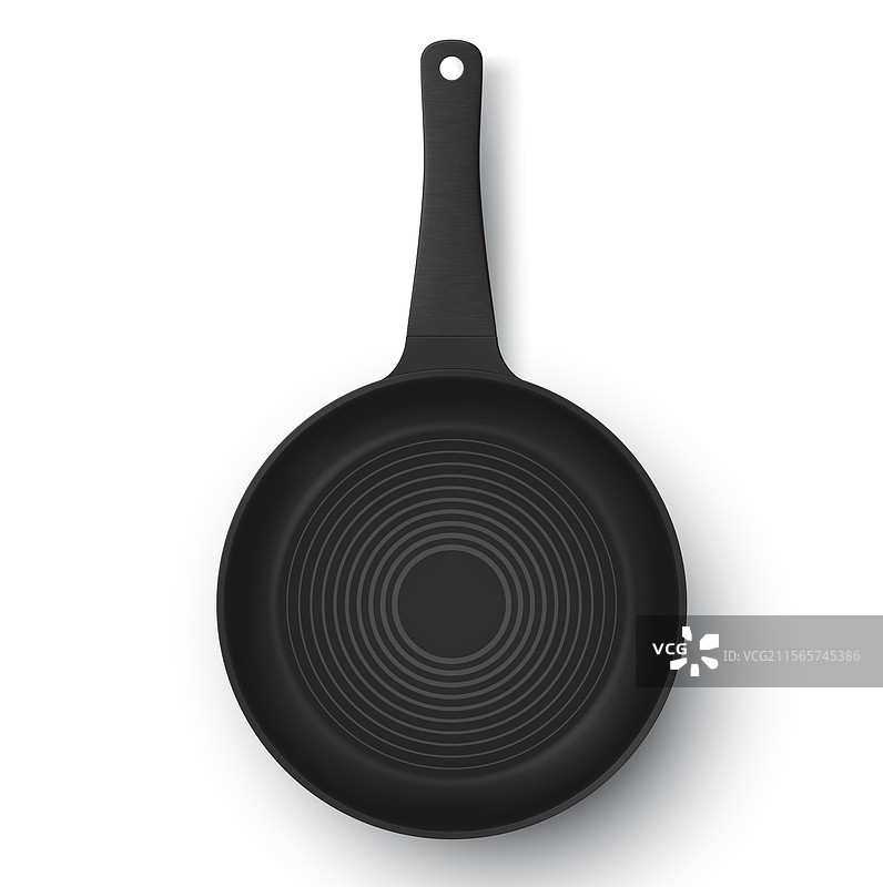 黑色金属不粘锅图片素材