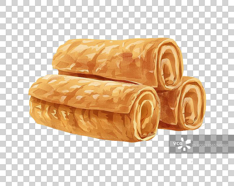 炸腐竹，响铃卷图片素材