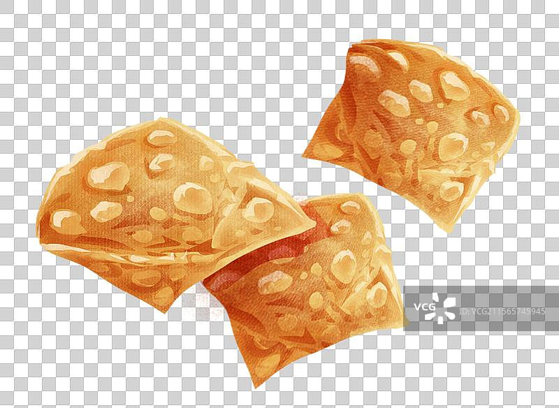 中餐美食-油炸腐竹皮图片素材