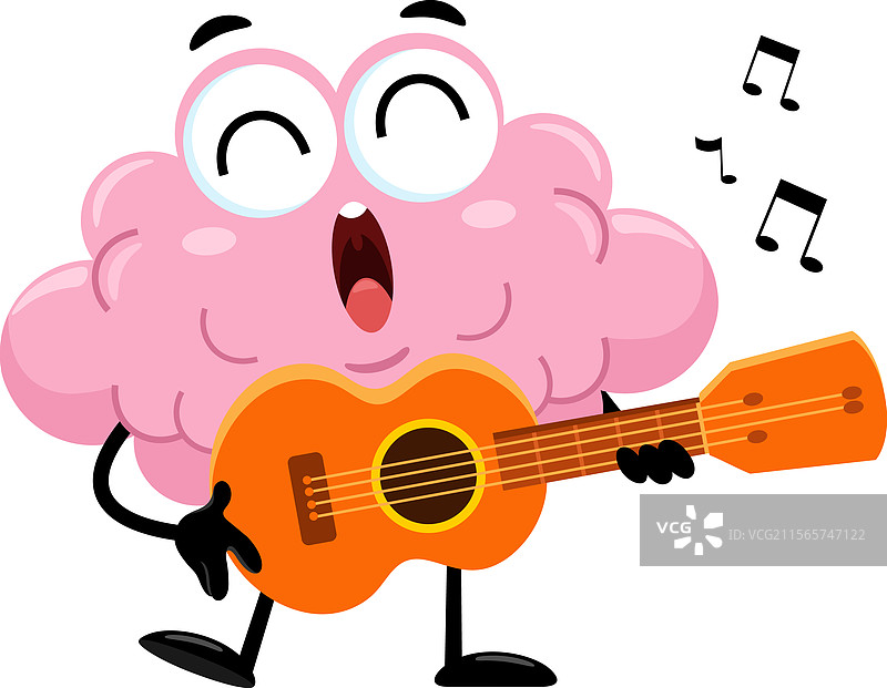 搞笑的大脑卡通角色图片素材