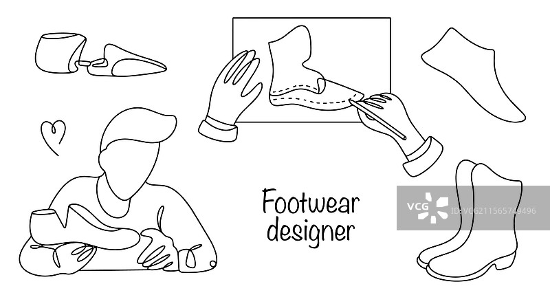 鞋类设计师图片素材