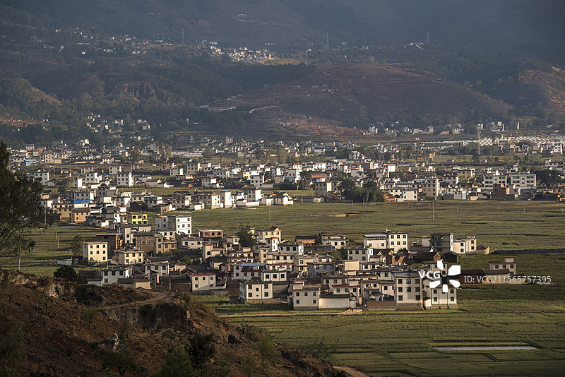 云南省丽江市永胜县三川镇景观图片素材