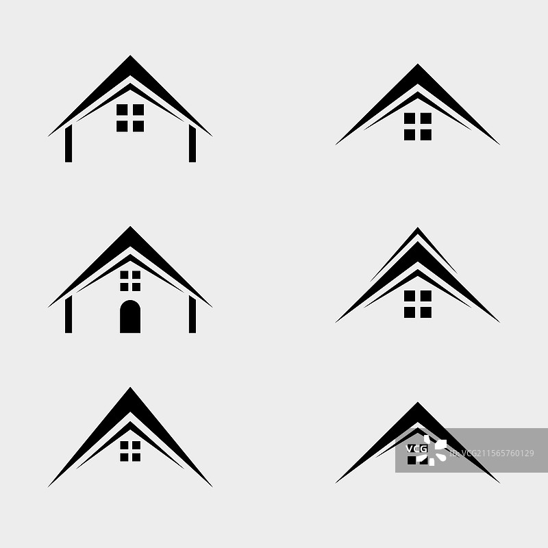 房屋图标集合 - 家庭图标包图片素材