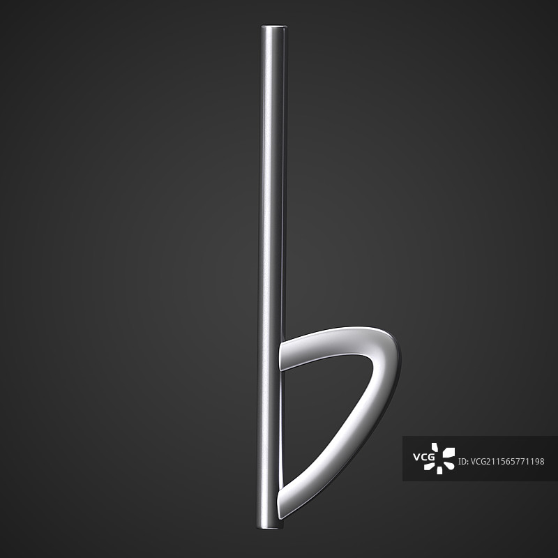 金属质感的音乐符号图片素材