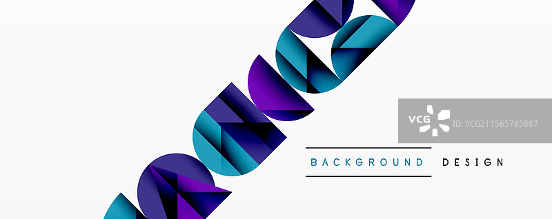 交错的抽象几何图案图片素材