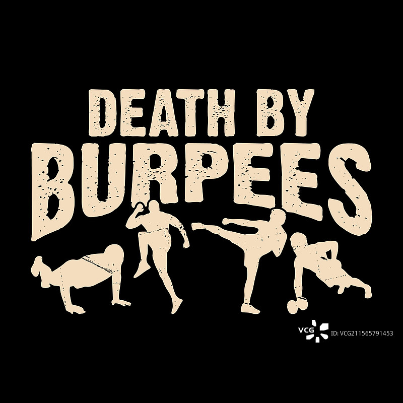 搞笑的有氧运动教练T恤设计图片素材