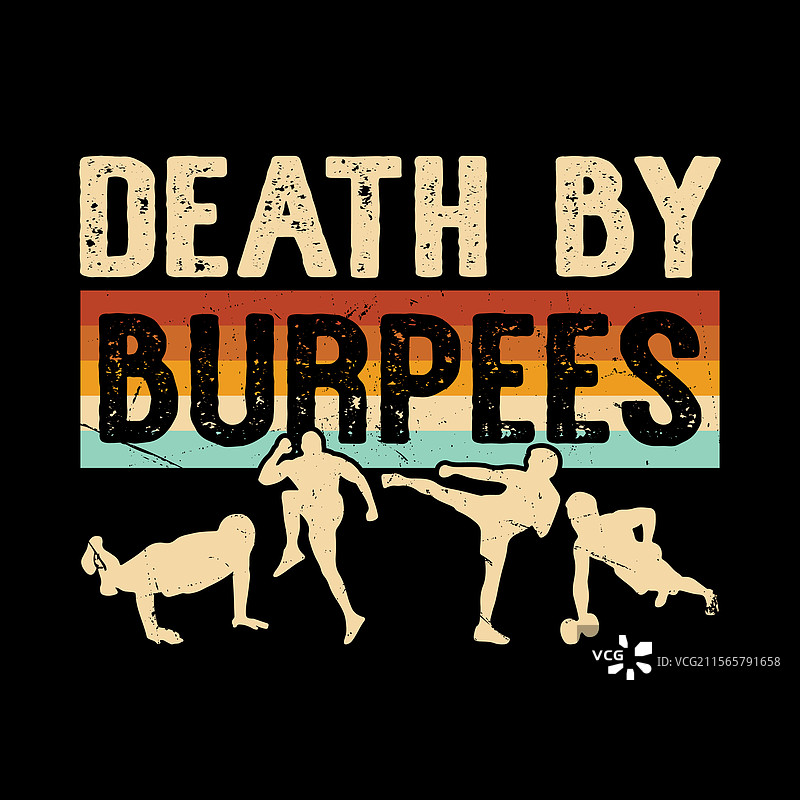 搞笑的有氧健身教练T恤设计图片素材