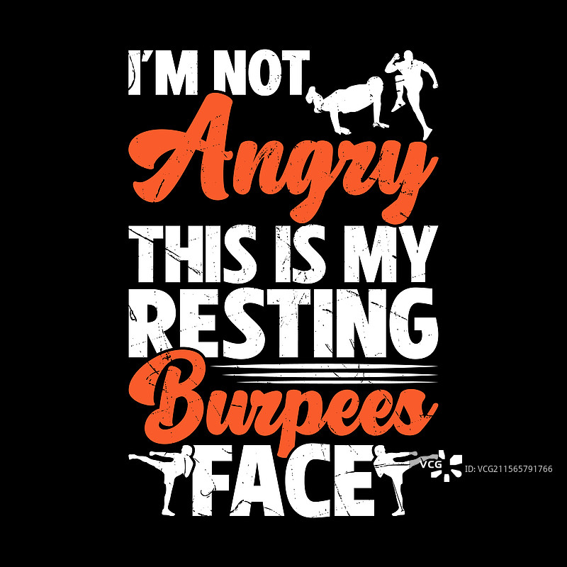 搞笑的有氧健身教练T恤设计图片素材