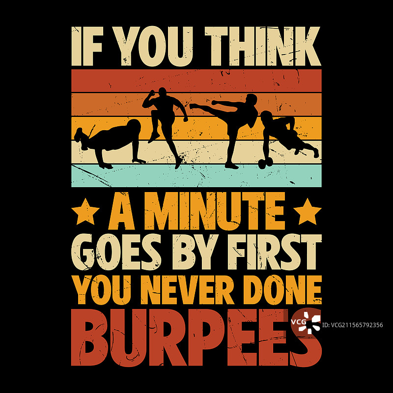 搞笑的有氧健身教练T恤设计图片素材