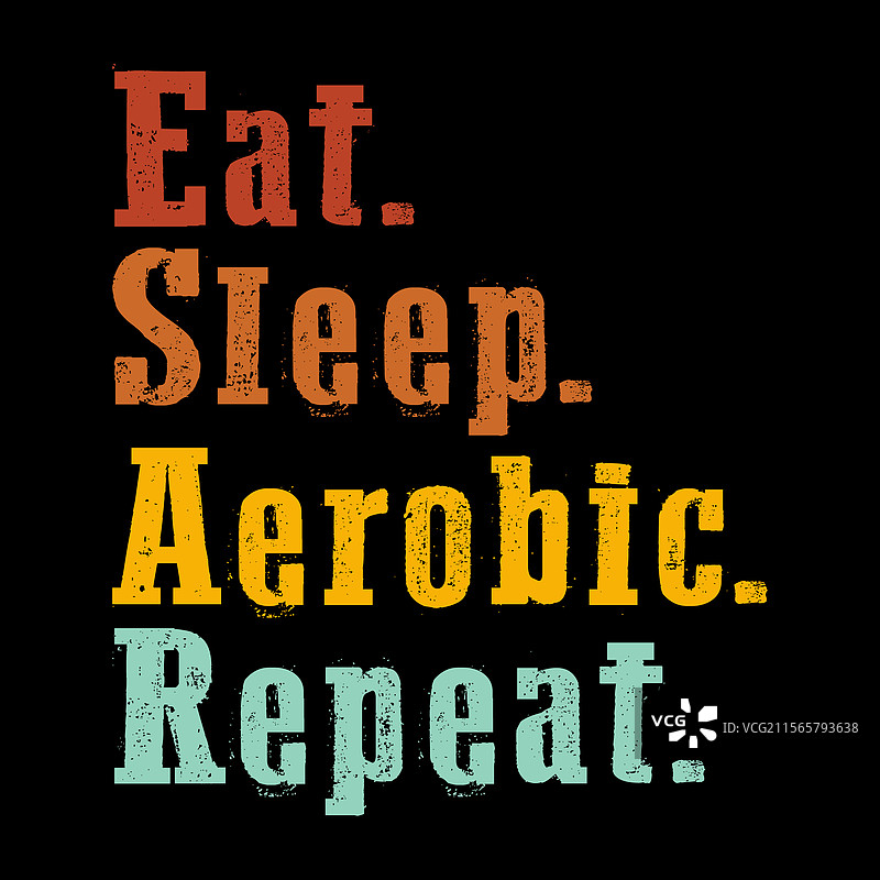 搞笑的有氧健身教练T恤设计图片素材