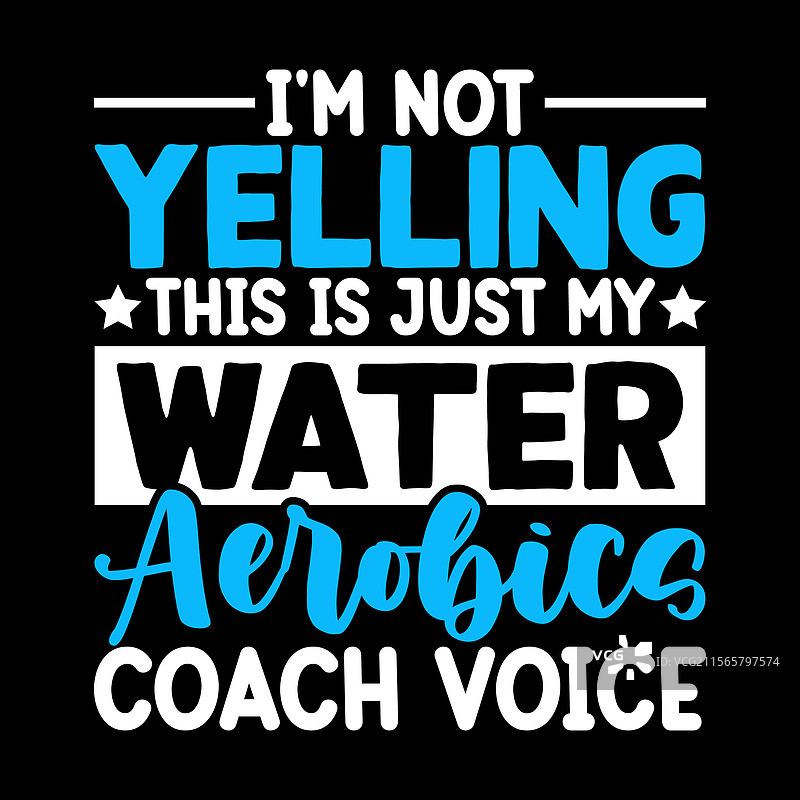 搞笑的有氧健身教练T恤设计图片素材