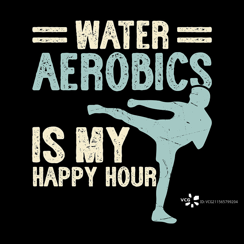 搞笑的有氧健身教练T恤设计图片素材