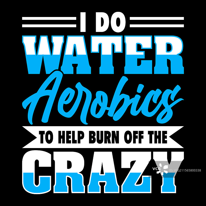 搞笑的有氧健身教练T恤设计图片素材