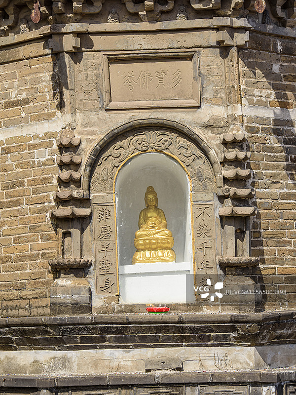 河北省唐山市古冶区多宝佛塔图片素材