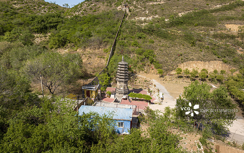 河北省唐山市古冶区多宝佛塔图片素材