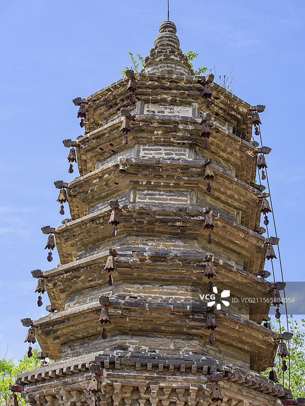 河北省唐山市古冶区多宝佛塔图片素材