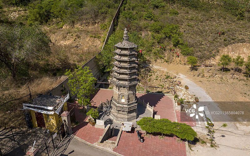 河北省唐山市古冶区多宝佛塔图片素材