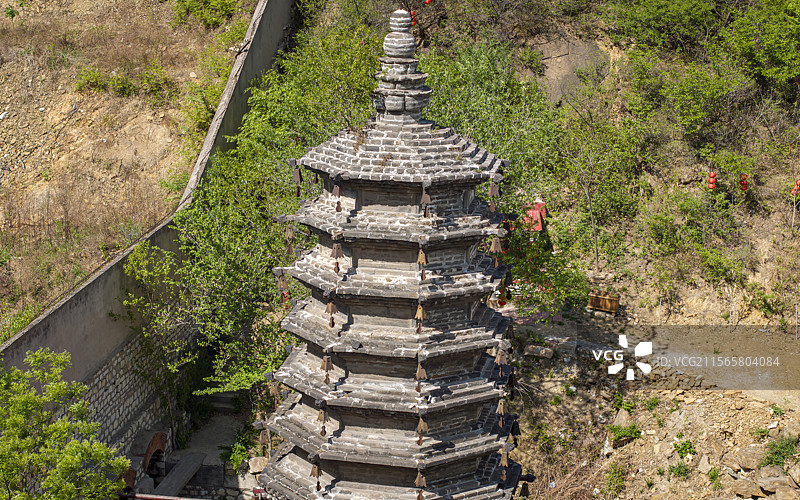 河北省唐山市古冶区多宝佛塔图片素材