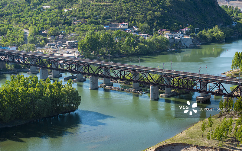 河北省唐山市滦州市滦河大铁桥图片素材