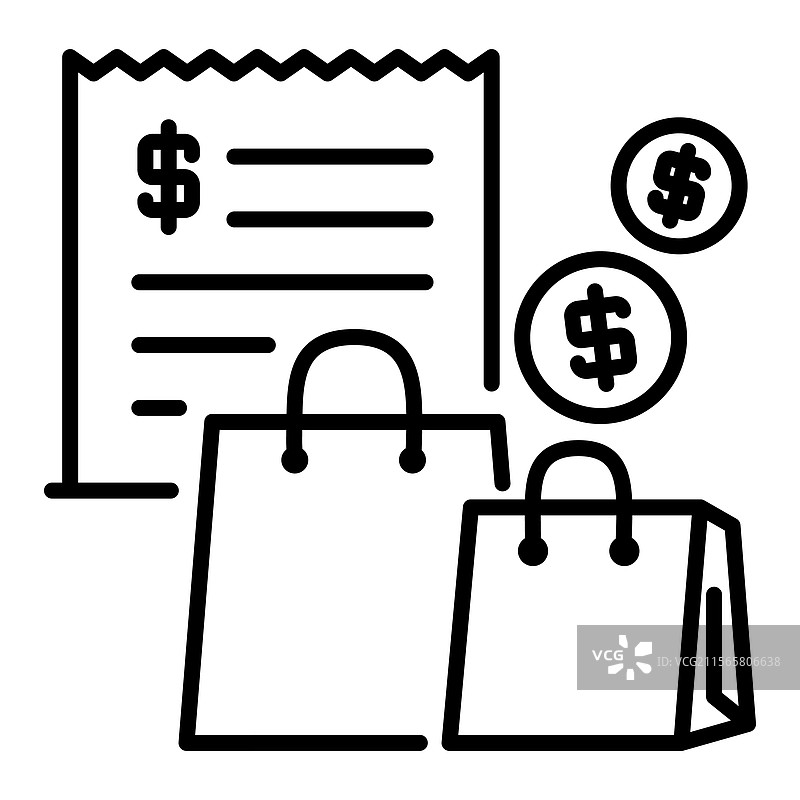 消费主义线条图标图片素材