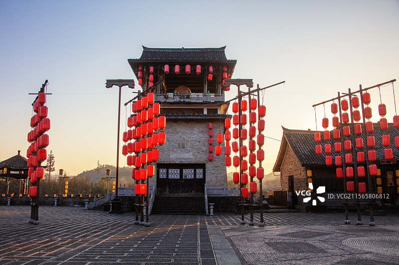 龙虎山千年古镇上清古镇图片素材