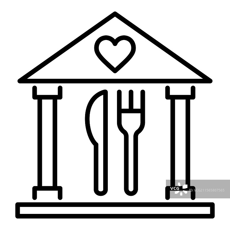 食品银行线条图标图片素材