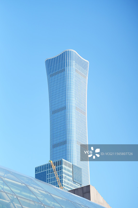 北京国贸CBD中心大厦中国尊图片素材