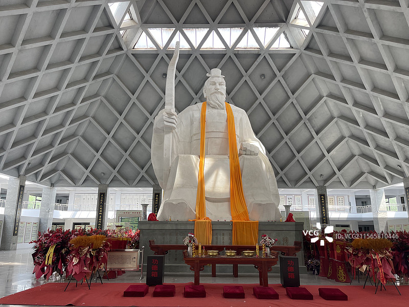 河北清河挥公像图片素材