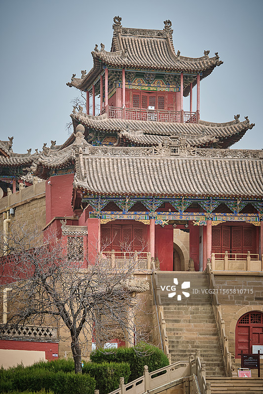 榆林米脂县李自成行宫图片素材