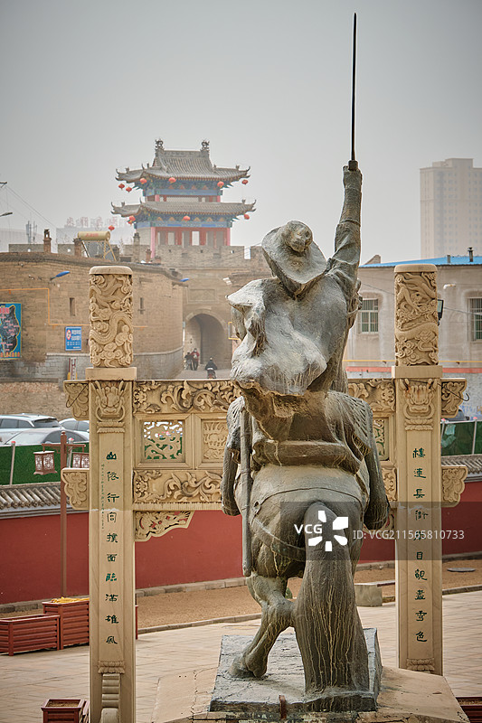 榆林米脂县李自成行宫图片素材