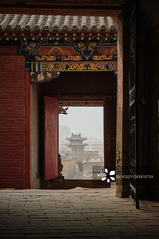 榆林米脂县李自成行宫图片素材