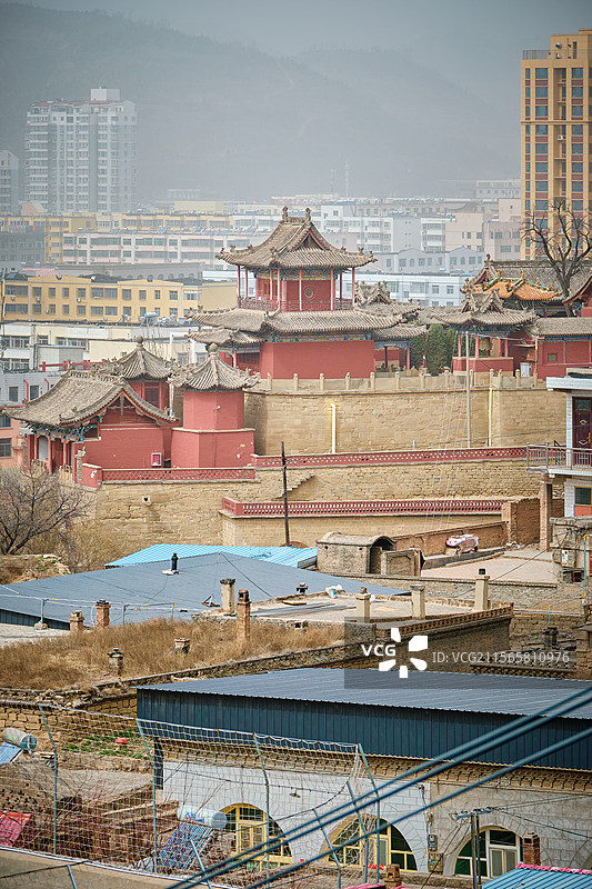 榆林米脂县李自成行宫图片素材