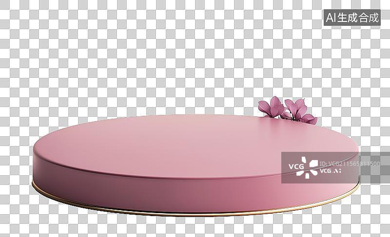 【AI数字艺术】免扣元素粉红色电商展台3d图标图片素材